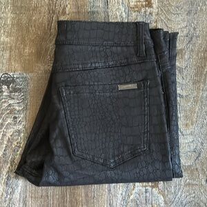 * NWOT* Joseph Ribkoff | Black Snakeskin Skinny Jeans / Pants